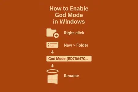 How to Enable Windows God Mode