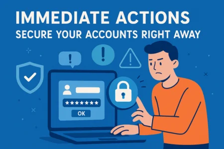 Immediate Actions: Secure Your Accounts Right Away