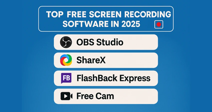 Top Free Screen Recording Software in 2025