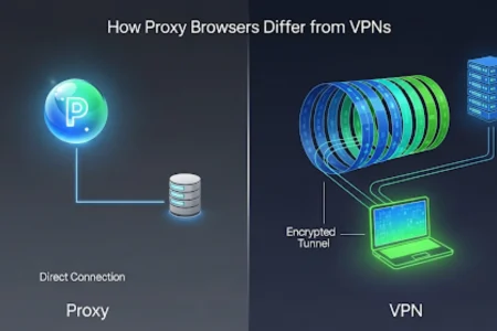 How Proxy Browsers Differ from VPNs