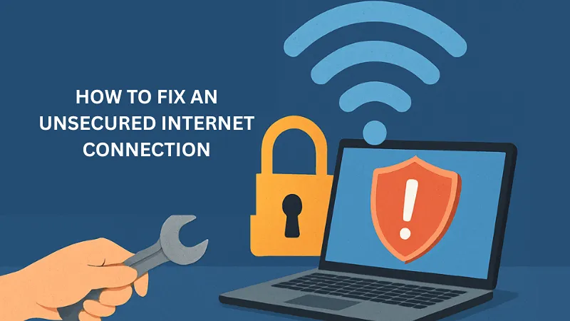 How to Fix an Unsecured Internet Connection