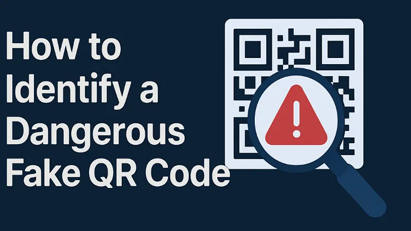 How to Identify a Dangerous Fake QR Code
