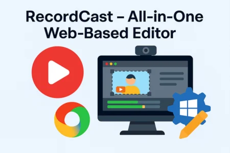RecordCast – All-in-One Web-Based Editor
