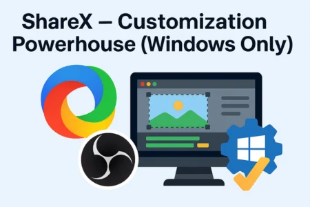 ShareX – Customization Powerhouse (Windows Only)
