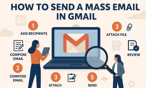 How to send a mass email in Gmail