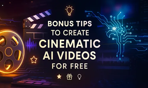 Bonus Tips to Create Cinematic AI Videos for Free